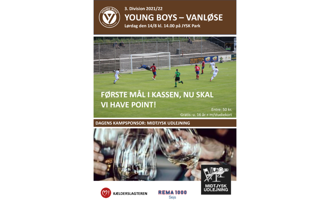 Kampprogram til Young Boys FD – Vanløse IF