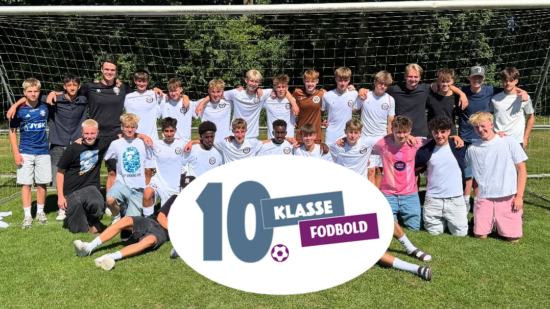 10. klasse fodboldlinje sammen med Ungdomsskolen