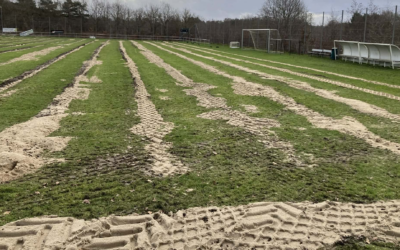 Buret gravet og drænet