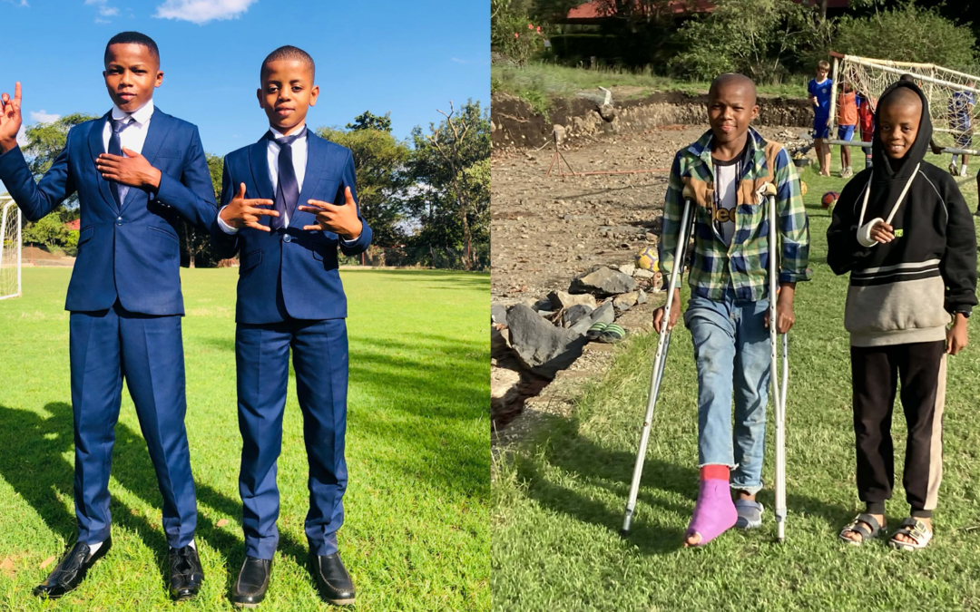 De første skader: Zullie og Muhsin