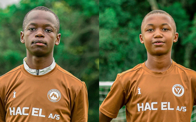 Benson & Brian træner med U17 landsholdet